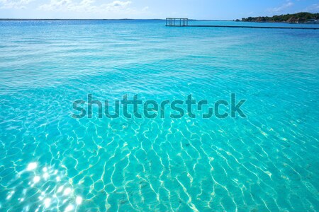 Mexiko Strand Himmel Wasser Hintergrund Sommer Stock foto © lunamarina