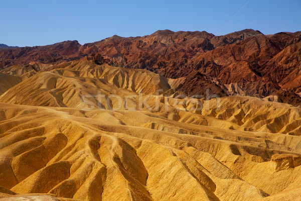 Stock photo: Death Valley National Park California Zabriskie point