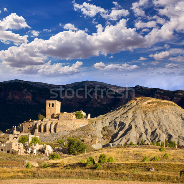 Esco in Huesca Aragon Pyrenees of Spain Stock photo © lunamarina
