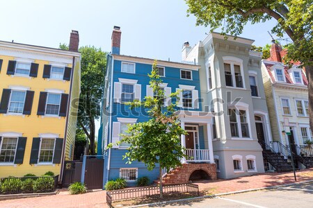 Georgetown historical district facades Washington Stock photo © lunamarina