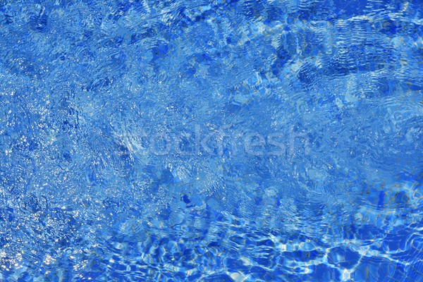 水池 藍色 水 質地 波浪紋 夏天 商業照片 © lunamarina
