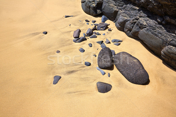 Tengerpart Kanári-szigetek Spanyolország természet tájkép tenger Stock fotó © lunamarina