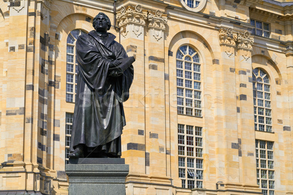 Дрезден статуя Германия город Церкви путешествия Сток-фото © lunamarina