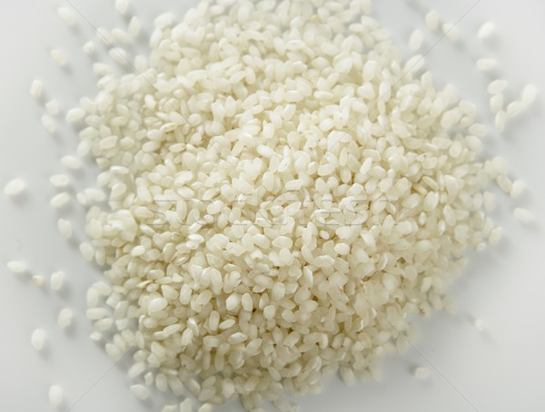Fehér rizs közelkép textúra minta magok Stock fotó © lunamarina