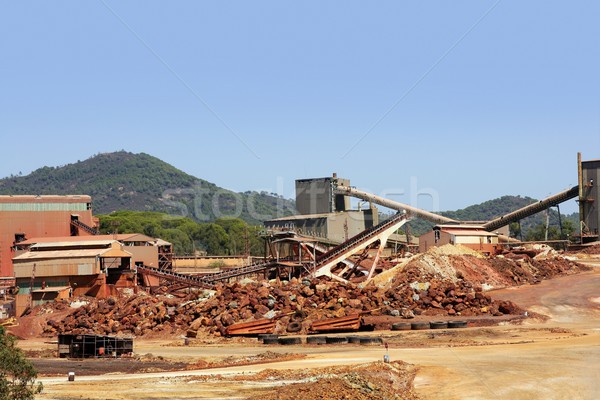 Excavation metal outdoor mine Riotinto Stock photo © lunamarina