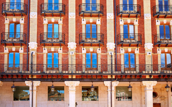 Burgos Plaza Mayor square in Castilla Leon Spain Stock photo © lunamarina