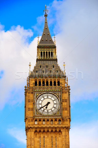 Big Ben horloge tour Londres Angleterre [[stock_photo]] © lunamarina
