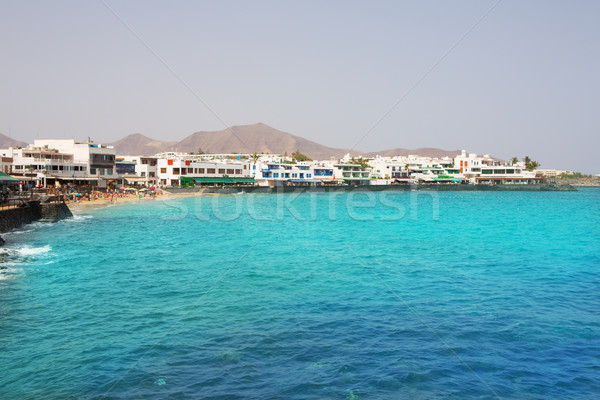 Lanzarote Playa Blanca beach in Atlantic Stock photo © lunamarina