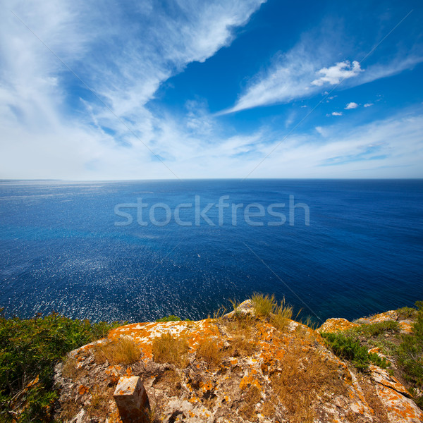 Cala Macarella Menorca turquoise Balearic Mediterranean Stock photo © lunamarina