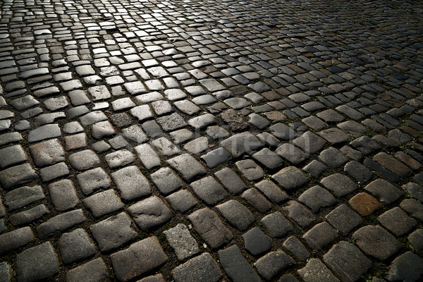 Granite cobblestone pavement in Germany street  Stock photo © lunamarina