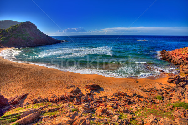 Stock photo: Cala Pilar beach in Menorca at Balearic Islands