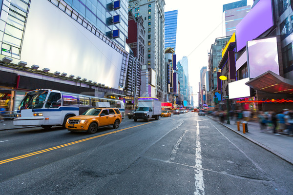 Таймс-сквер Manhattan Нью-Йорк автомобилей Сток-фото © lunamarina