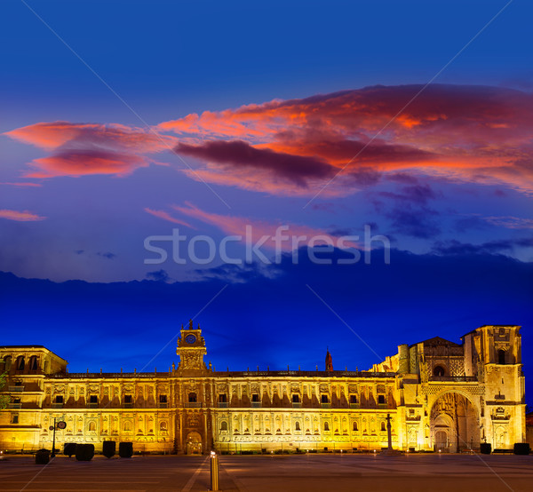 San Marcos in Leon at the way of Saint James Stock photo © lunamarina