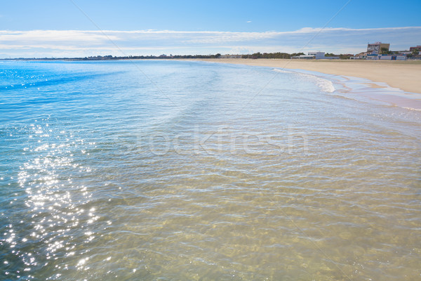 Stock photo: Pinedo beach in Valencia Spain Mediterranean