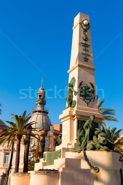 Cartagena Murcia Cavite heroes memorial Spain Stock photo © lunamarina