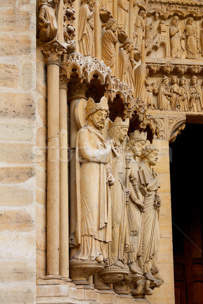 Notre Dame Parijs Frankrijk frans gothic architectuur Stockfoto © lunamarina