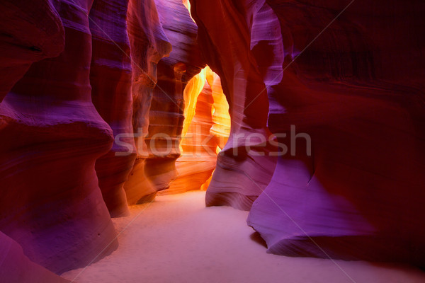 Stock photo: Antelope Canyon Arizona on Navajo land near Page 