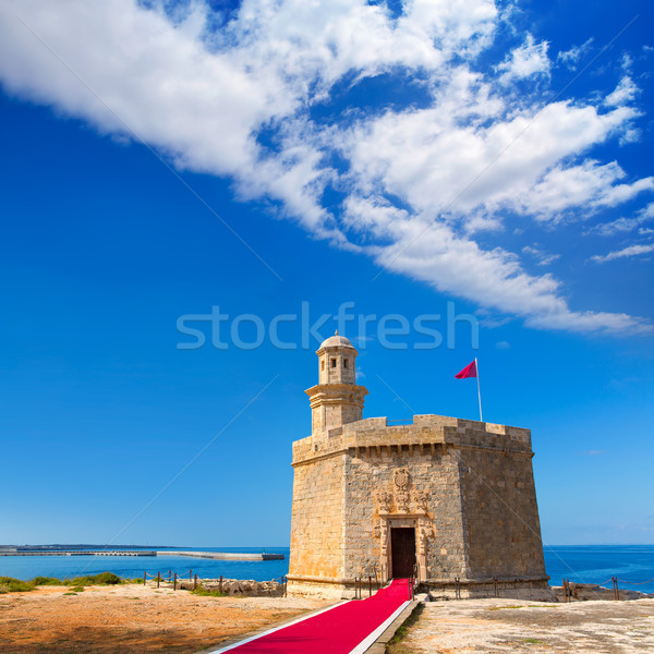 Ciutadella Castell de Sant Nicolas Castillo San Nicolas Stock photo © lunamarina