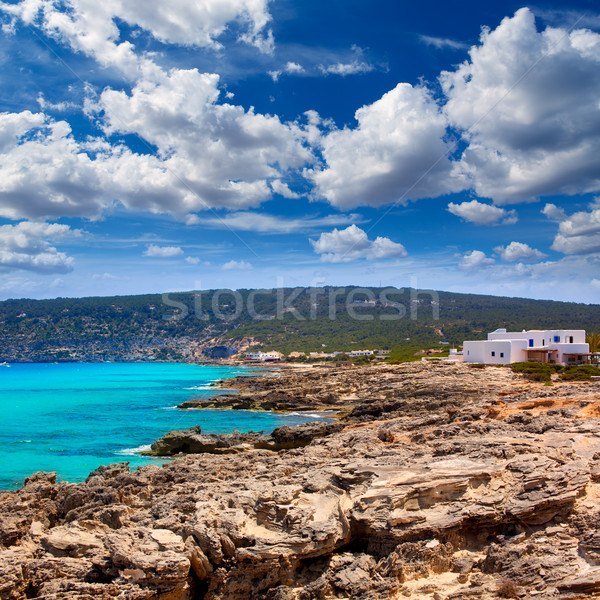 Es calo Escalo de san Agustin Beach in Formentera Stock photo © lunamarina