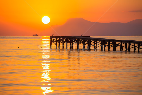 Stock photo: Majorca Muro beach sunrise Alcudia Bay Mallorca