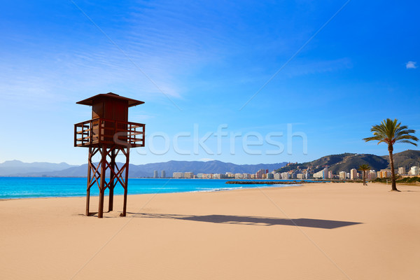 Praia Valência Espanha mediterrânico céu paisagem Foto stock © lunamarina