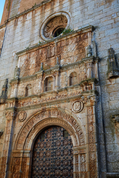 Santos de Maimona church Spain Extremadura Stock photo © lunamarina