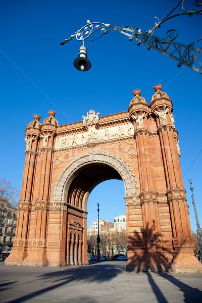 Arco del Triunfo Barcelona Triumph Arch Stock photo © lunamarina