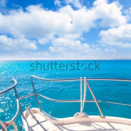 Cala Saona beach in Formentera Balearic islands Stock photo © lunamarina