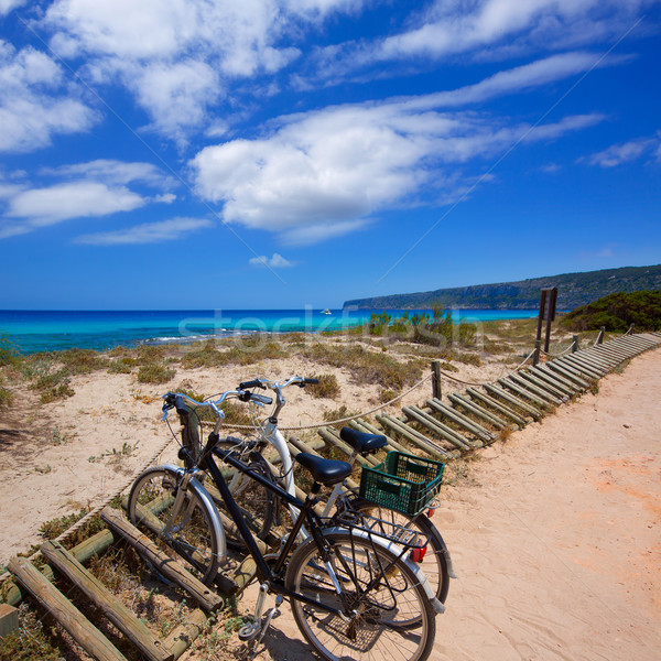 Es calo Escalo de san Agustin Beach in Formentera Stock photo © lunamarina