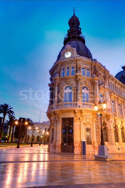 Ayuntamiento de Cartagena Murciacity hall Spain Stock photo © lunamarina