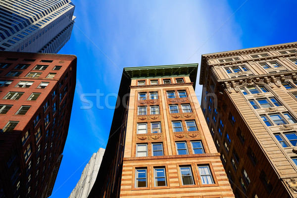 Boston Massachusetts centrul orasului urbanism SUA călători Imagine de stoc © lunamarina