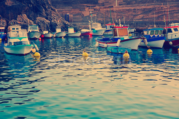 El Cotillo port  Fuerteventura Canary Islands Stock photo © lunamarina
