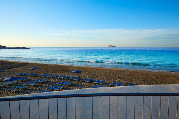 Spiaggia Spagna mediterraneo panorama mare estate Foto d'archivio © lunamarina
