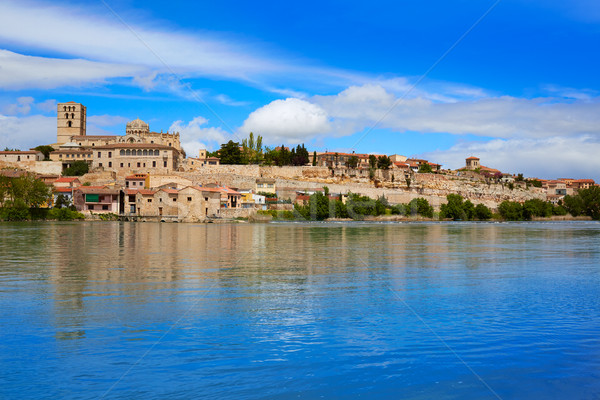 Foto d'archivio: Skyline · fiume · Spagna · la · modo · acqua