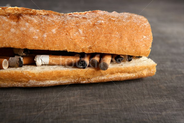 tobacco bread sandwich menu Stock photo © lunamarina