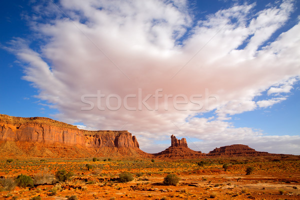 View from US 163 Scenic road to Monument Valley Utah Stock photo © lunamarina