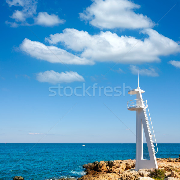 El Trampoli beach Denia in Alicante Mediterranean sea Stock photo © lunamarina
