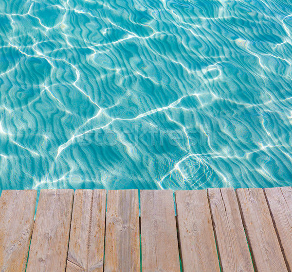 Foto stock: Tropical · mar · água · textura · pier