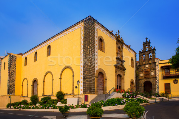 La Orotava San Agustin church in Tenerife Stock photo © lunamarina