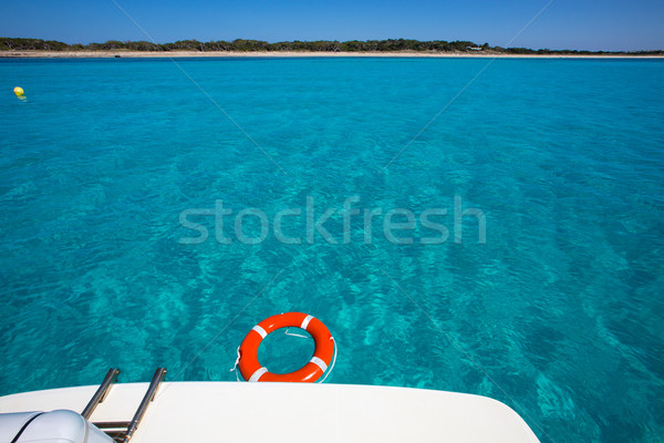Formentera Illetes Illetas with round buoy Stock photo © lunamarina