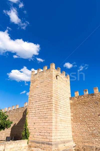 Alcudia Old Town fortres wall in Majorca Mallorca Stock photo © lunamarina