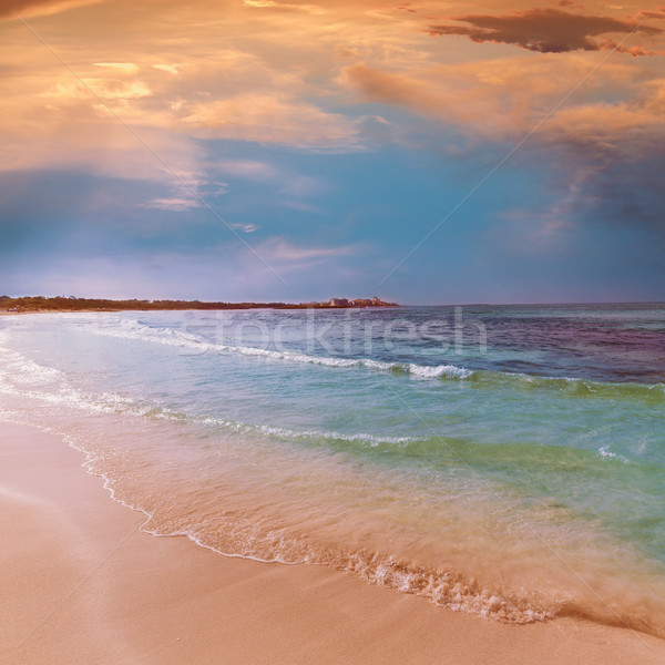 Majorca Es Trenc ses Arenes beach in Balearic Stock photo © lunamarina