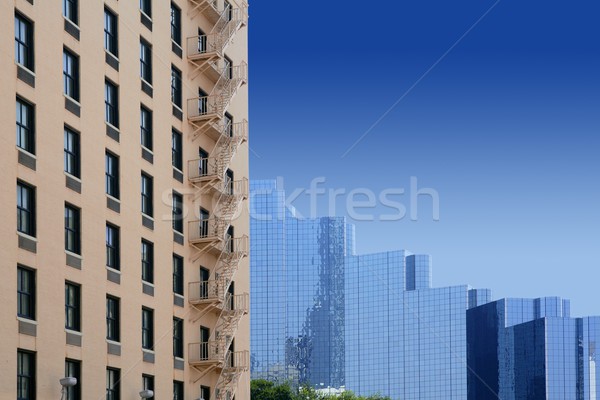 Dallas şehir merkezinde şehir kentsel görmek binalar Stok fotoğraf © lunamarina