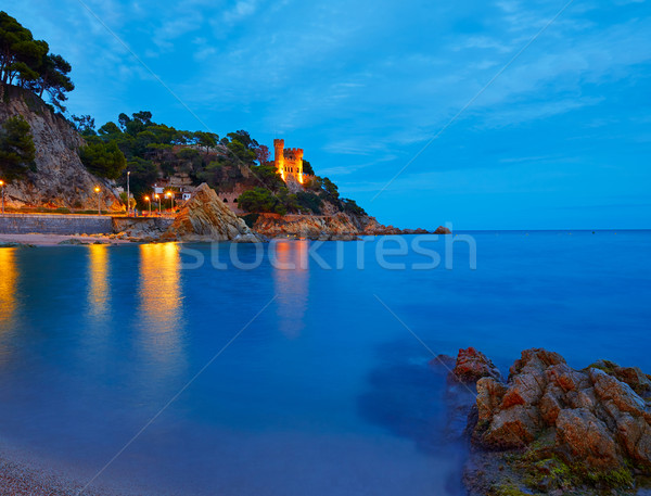 Lloret de Mar sunset at Costa Brava Catalonia Stock photo © lunamarina