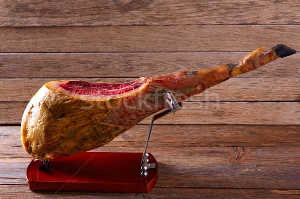 Iberian ham pata negra from Spain Stock photo © lunamarina