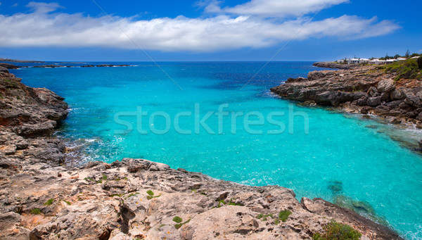 Menorca Platja es Calo Blanc in Sant Lluis at Balearic islands Stock photo © lunamarina