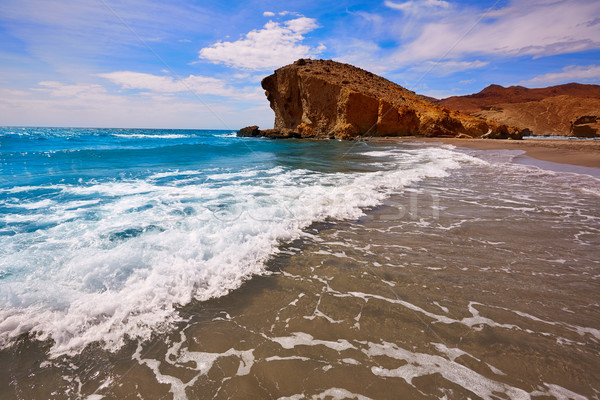 Almeria Playa del Monsul beach at Cabo de Gata Stock photo © lunamarina