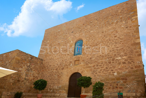 Mojacar Almeria Mediterranean church in Spain Stock photo © lunamarina