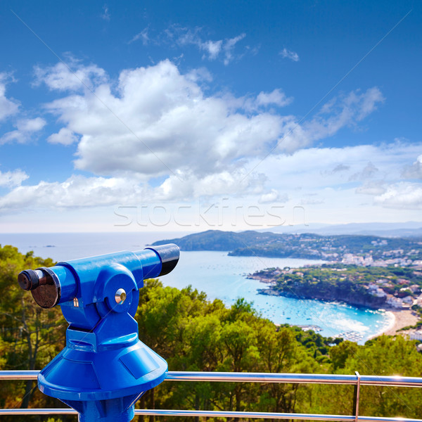 Costa Brava Calella aerial view girona Catalonia Stock photo © lunamarina