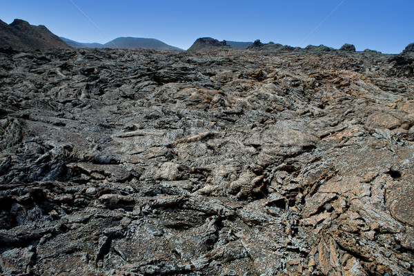 Lanzarote Timanfaya Fire Mountains volcanic lava Stock photo © lunamarina